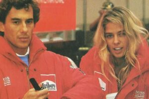ayrton senna e adriane galisteu jovens