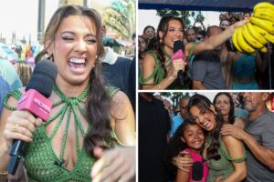 Beatriz, a Bia do Brás, causa alvoroço em feira em Guarulhos