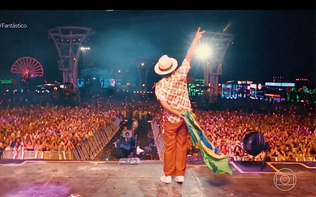 Bruno Mars - Foto: Reprodução Fantástico