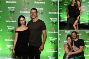 Casais na área vip do show de Madonna