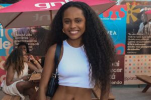 duda santos no festival de negritudes da globo