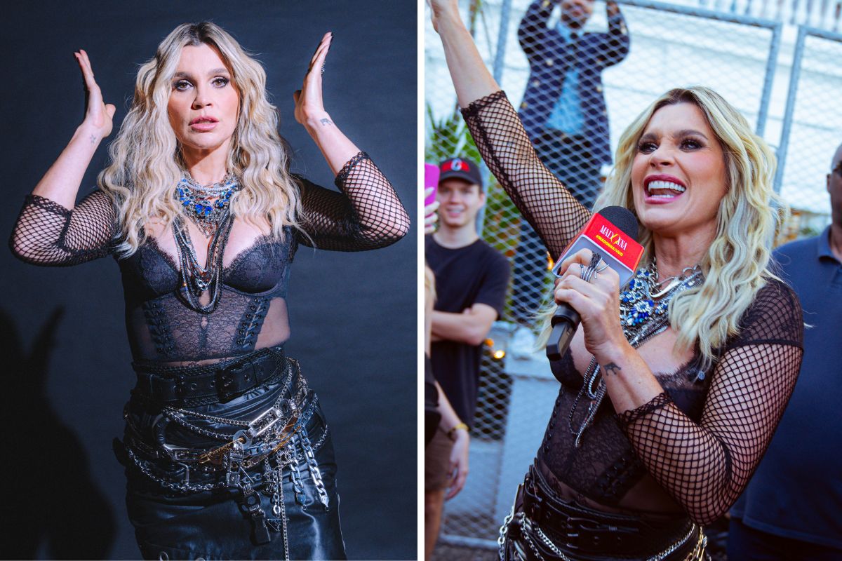 Flávia Alessandra comanda Lip Sync em show de Madonna