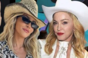 fotomontagem de monque alfradique e madonna