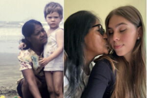 Gabriela Medeiros e a mae