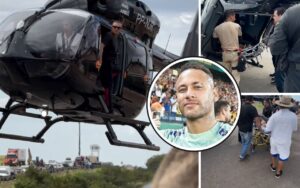 Helicóptero de Neymar chega em Porto Alegre para ajuda vítimas das enchentes