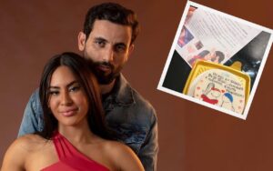 Isabelle e Matteus festejam primeiro mês de namoro com presente de fãs