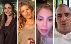 Da esquerda para a direita, Ivete Sangalo Gisele Bundchen, Virgínia Fonseca e Juliano Cazarre - Fotos: Instagram