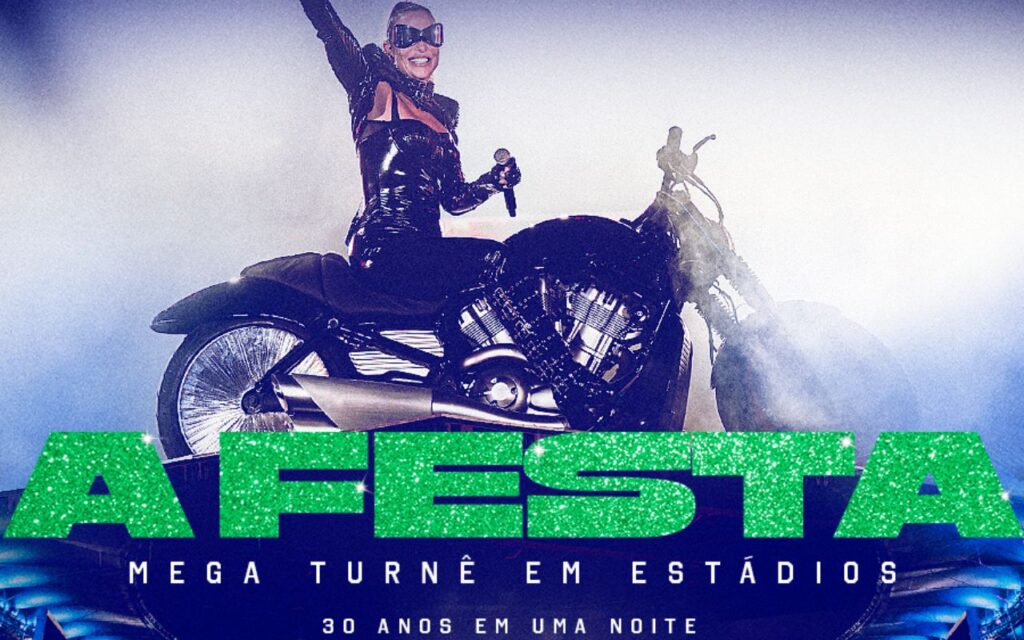 Poster da turne A Festa, 30 anos de carreira de Ivete Sangalo