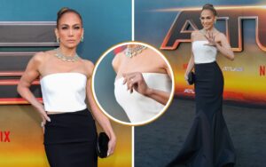 Jennifer Lopez usa aliança de casada na rpé-estreia de seu filme 