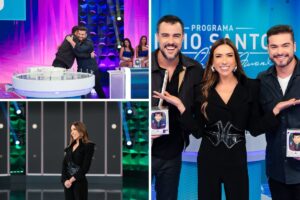 Joaquim Lopes Patricia Abravanel Sidney Sampaio