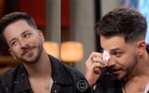 Junior chora ao relembrar o impacto da pandemia em sua vida