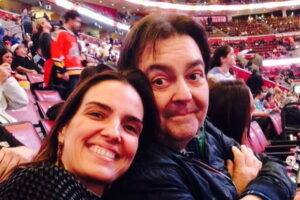 Luciana Cardoso e Faustão