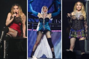 Madona ensaiando em Copacabana