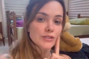 marcela mc gowan revelando abrigo para mulheres e crianças no rio grande do sul