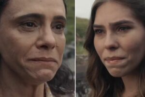 fotomontagem de meire (malu galli) e buba (gabriela medeiros) em renascer