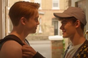 nick (kit connor) e charlie (joe locke) na terceira temporada de heartstopper