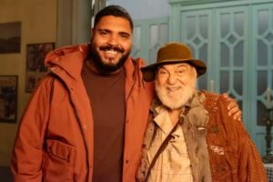 Pablo e Luisão - Paulo Vieira e Lima Duarte nos bastidores