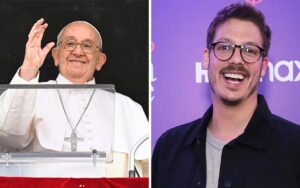 Papa Francisco e Fabio Porchat – Foto: Reprodução Instagram e Brazil News