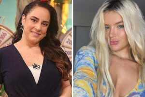 Silvia Abravanel e Nadine Gerloff, prima de Luísa Sonza