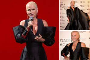 Xuxa Meneghel de vestido preto