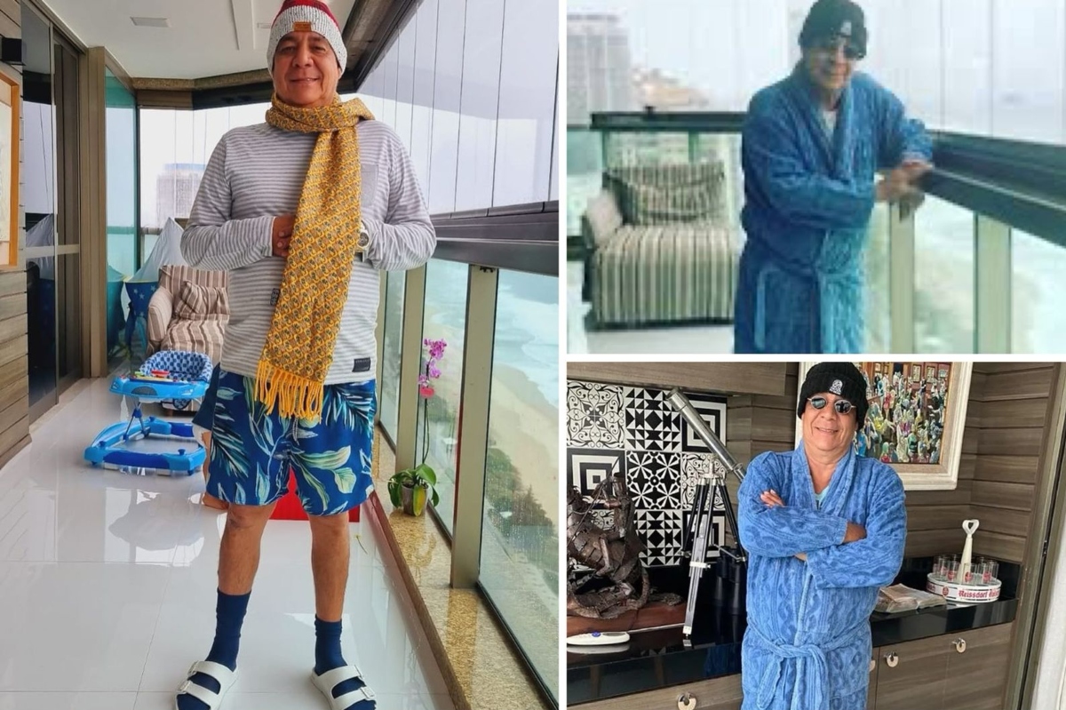 Zeca Pagodinho atualiza look de frio