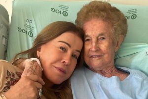 Zilu Godoi e a mãe Dona Fia