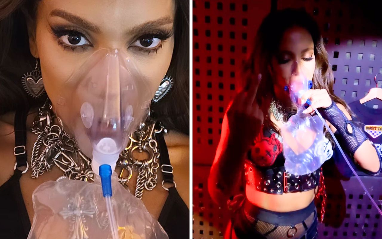Anitta passa mal durante show na Colômbia, mas não sai do palco