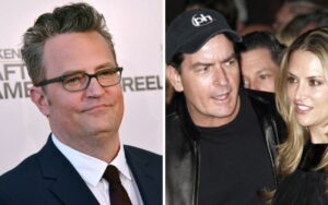 Matthew Perry, Charlie Sheen e Brooke Mueller,