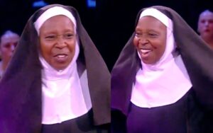 Sensacional! Whoopi Goldberg recria cena clássica de 'Mudança de Hábito'