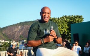 Anderson Silva conversando com a imprensa - Victor Chapetta - Agnews