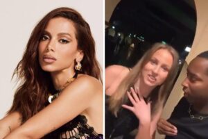 Anitta com fã gringa