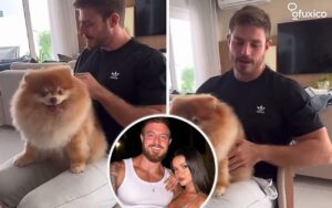 Veja como Cuzcuz, cachorro de Juliette, é apaixonado por Kaique Cerveny