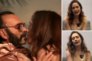 Camila Morgado e Almir Sater