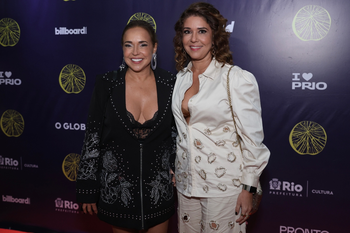 Daniela Mercury e Malu Verçosa no Prêmio da Música Brasileira
