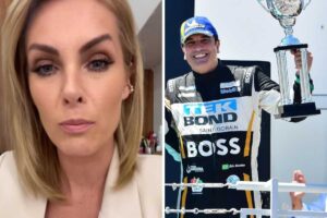 fotomontagem de ana hickmann e edu guedes com troféu