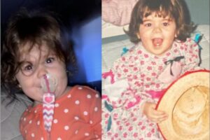 fotomontagem de viih tube criança e lua