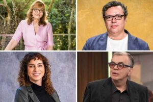 fotomontagem de gloria perez, joão emanuel carneiro, rosane svartman e walcyr carrasco