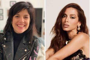 fotomontagem de rostos de roberta medina e anitta