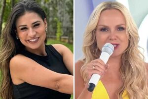 fotomontagem de simone mendes e eliana