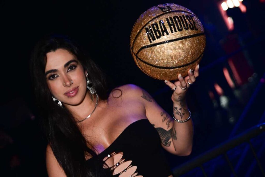 Giovanna Lima na NBA House