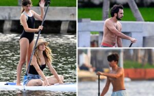 Filhos de Gisele Bündchen passam Dia dos Pais com Joaquim Valente