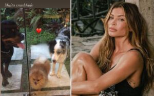 Grazi Massafera fala da morte de Romeu, cachorro de Cauã Reymond