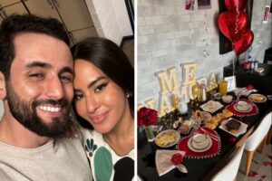 Isabelle e Matteus passam dia dos namorados juntos