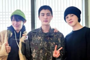 J-hope, Jin, e Jimin, do BTS