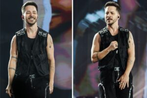 Junior Lima cantando no Salve o Sul