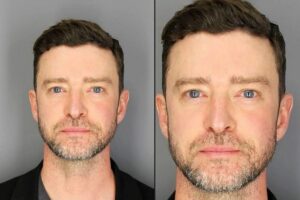 Foto de Justin Timberlake, após a prisão / Polícia de Sag Harbor