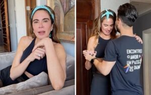 Luciana Gimenez dançando