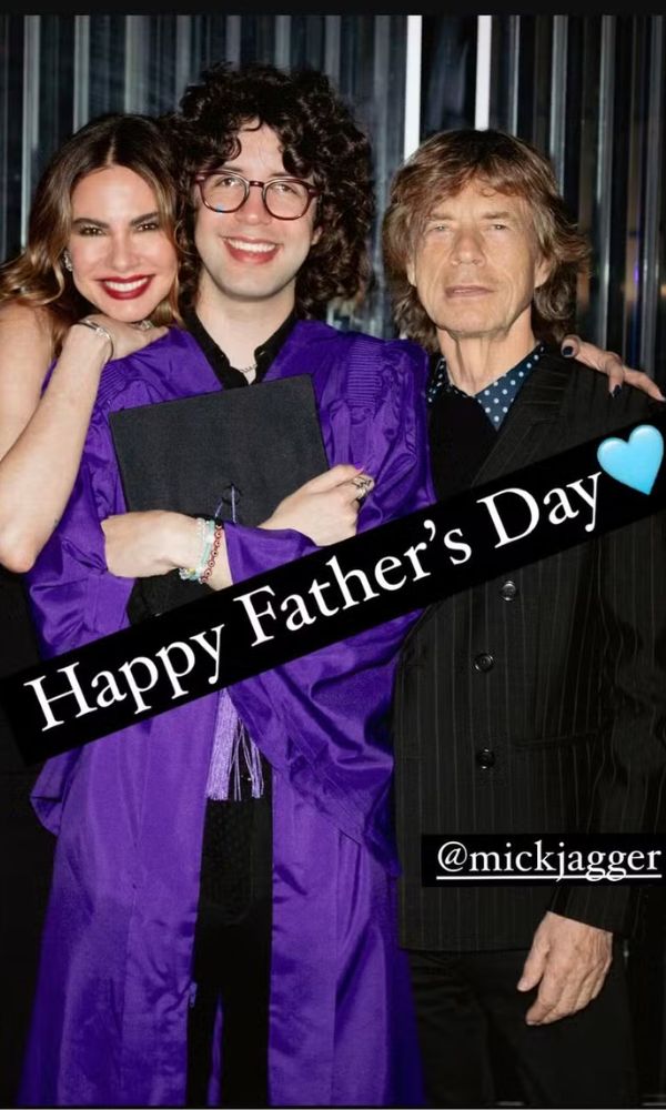 Luciana e Mick Jagger