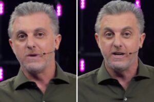 Luciano Huck de camisa verde