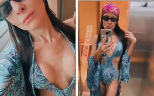 Com novo look, Maiara vai à praia e mostra shape renovado